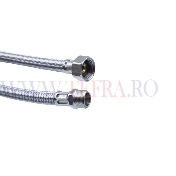 Racord flexibil apa, cm.40 MF 3/8″x1/2″ 3