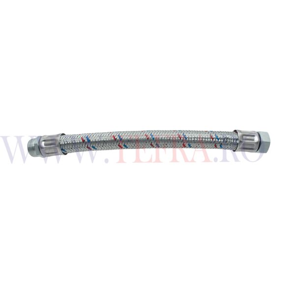 Racord flexibil apa, otel antivibrant 40 cm MF 1/2″ 3
