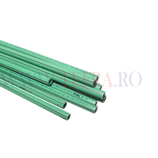 Teava PPR verde, Toro 25, D.32×5,4 mm PN 20 bar