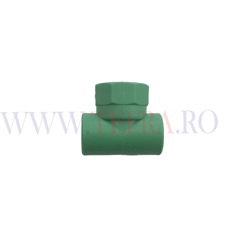Teu PPR verde, filet interior D.25×1/2″x25 mm 3 Teu PPR verde, filet interior D.25×1/2″x25 mm 3