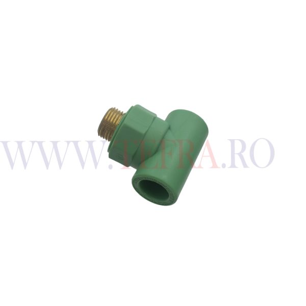 Teu PPR verde, filet exterior D.20×1/2″x20 mm 3