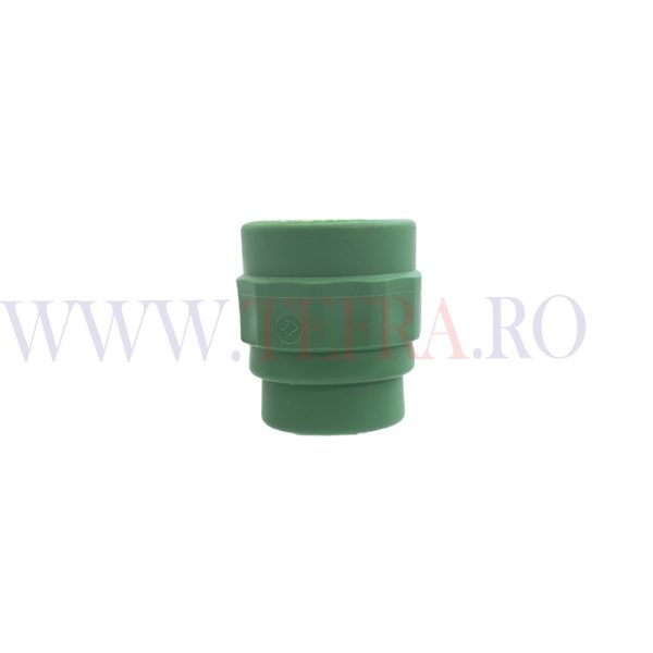Racord Drept PPR verde, filet interior 1/2″ x D.20 mm