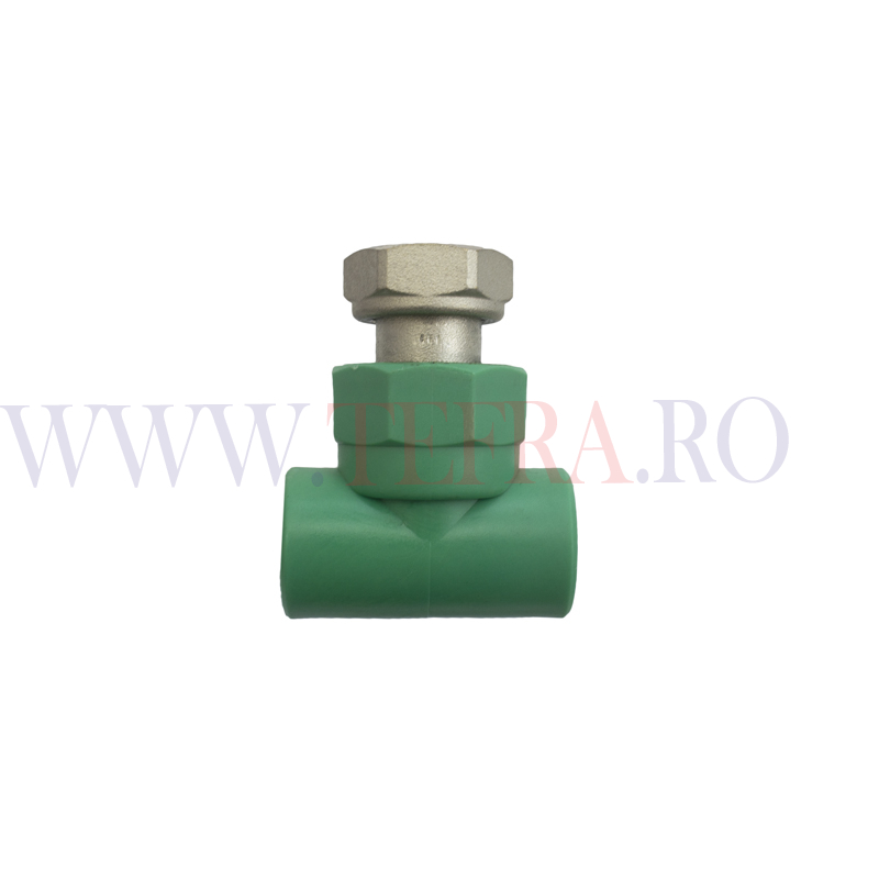 Teu PPR verde, cu piulita interior D.25×3/4″x25 mm 3 Teu PPR verde, cu piulita interior D.25×3/4″x25 mm 3