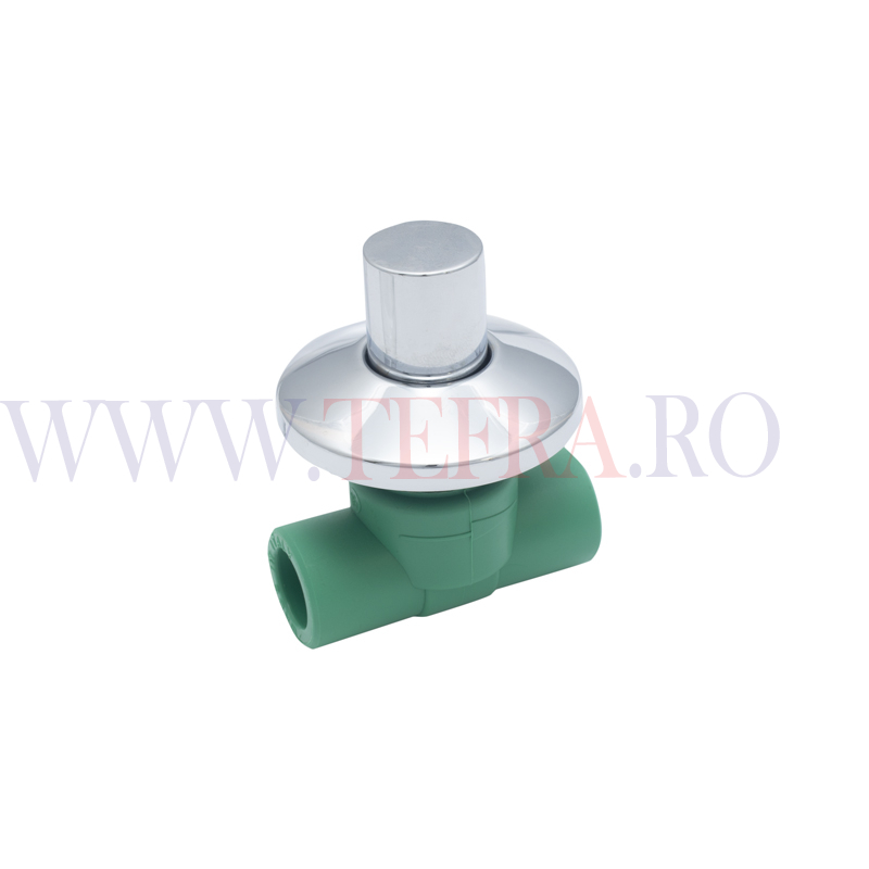 Robinet ingropat PPR verde, D.20 mm cu obertain 3 Robinet ingropat PPR verde, D.20 mm cu obertain 3