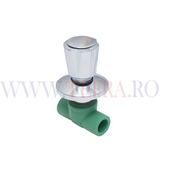Robinet Ingropat PPR VERDE cu Obertain maner D. 20 mm 3