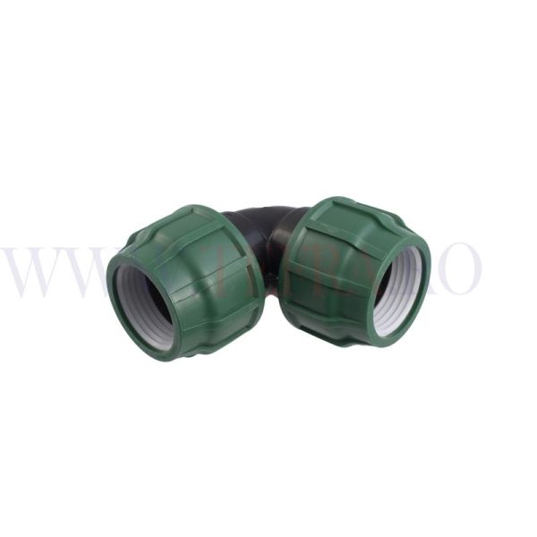 Cot egal compresiune, D.63×63 mm pentru teava PEHD 3