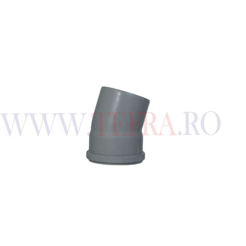 Cot PP HTB, D.110 mm x 15 grade, pentru scurgere 3 Cot PP HTB, D.110 mm x 15 grade, pentru scurgere 3