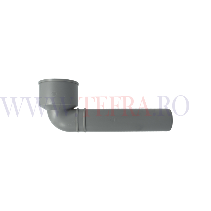 Curba tehnica prelungita PP D. 40 pentru garnitura 46 mm 3 Curba tehnica prelungita PP D. 40 pentru garnitura 46 mm 3