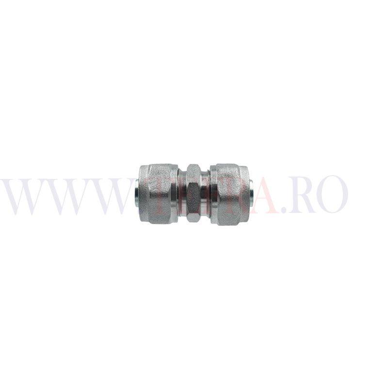 Racord drept dublu dm.16 x 16 pentru teava multistrat 3 Racord drept dublu dm.16 x 16 pentru teava multistrat 3