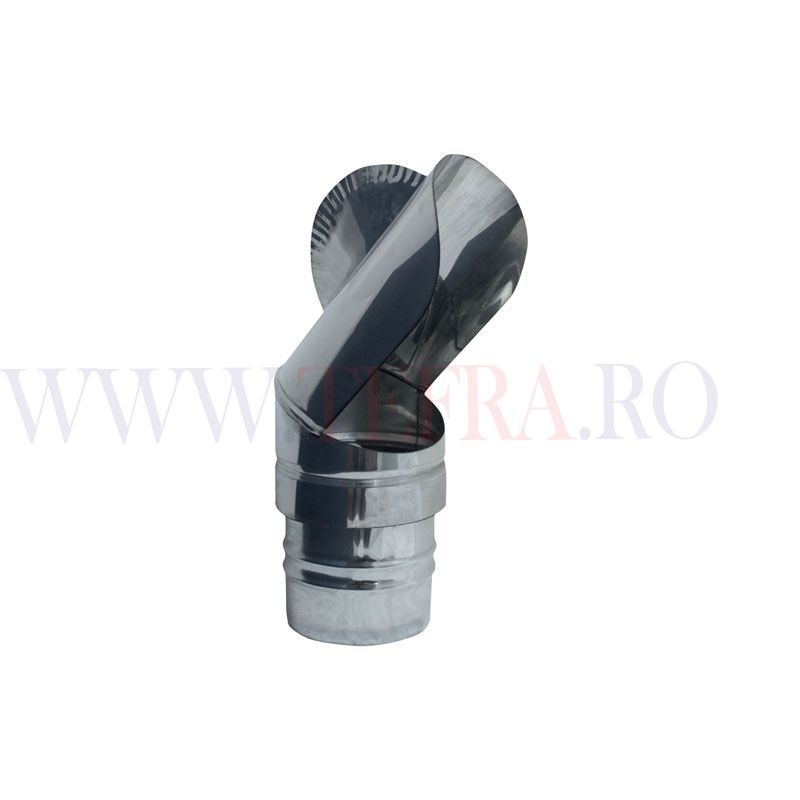 Cap terminal rotativ otel inox mono perete D. 150 3 Cap terminal rotativ otel inox mono perete D. 150 3