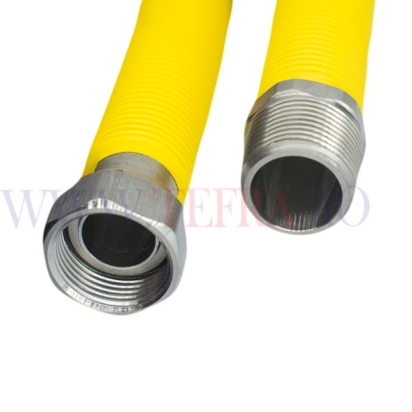 Racord gaz flexibil-extensibil inox, MF 3/4″ x L.200-400 mm 3