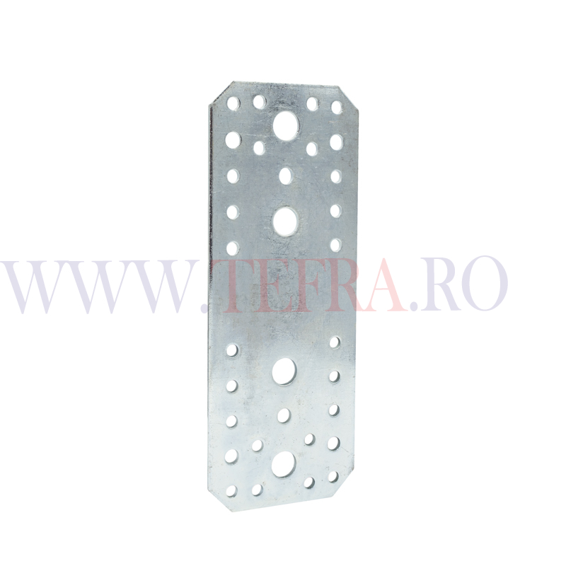 Placa perforata metalica pentru lemn mm.170x65x2 3 Placa perforata metalica pentru lemn mm.170x65x2 3