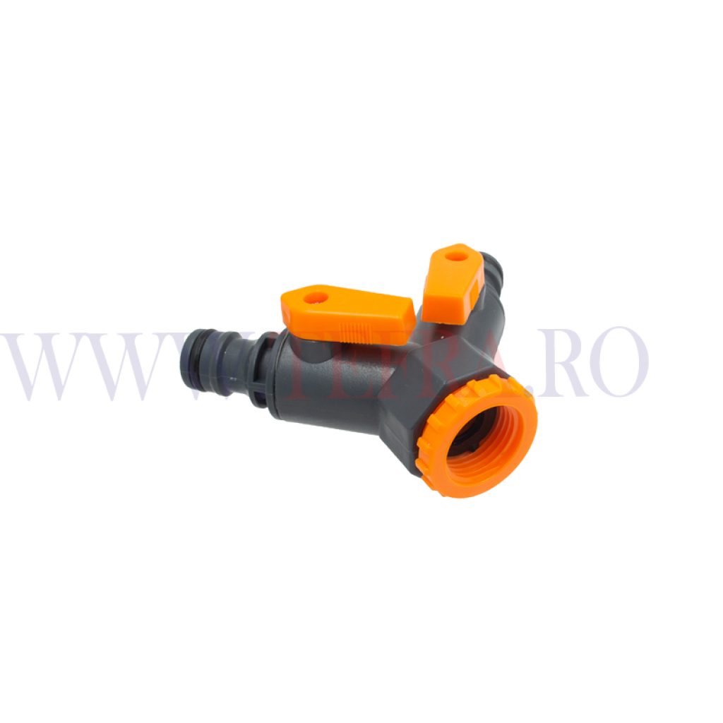 Adaptor robinet 1/2″-3/4″ 2 iesiri pentru furtun gradina 3
